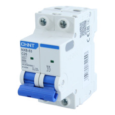Автоматический выключатель 2P 25А C 6кА Chint NXB-63
