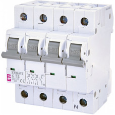 Автоматический выключатель 3P+N 32А C 6кА ETI ETIMAT 6