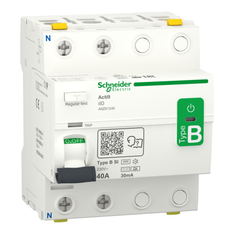 УЗО 2P 40А 30мА тип B Si Schneider Electric Acti9 iID