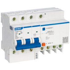 Дифавтомат 3P+N 63А C 30мА тип AC Chint NXBLE-63