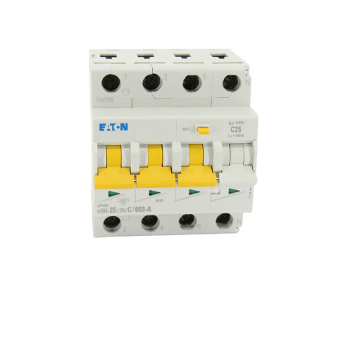 Дифавтомат 3P+N 25А C 30мА тип A Eaton mRB4-25/3N/C/003-A