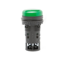 Сигнальная лампа LED матовая ELPI-024С-G 24В AC/DC (зеленая) ETI