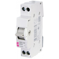 Переключатель I-0-II с общим выходом сверху 1P 25А 230В SSQ 125 1-0-2 ETI