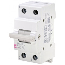 Переключатель I-0-II с общим выходом сверху 1P 63А 230В SSQ 163 1-0-2 ETI