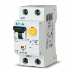 Дифавтомат 1P+N 25А B 30мА тип AC Eaton PFL6