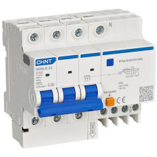 Дифавтомат 3P+N 25А C 30мА тип AC Chint NXBLE-32