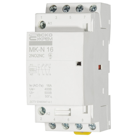 Контактор силовой 16А 2NO+2NC 220В AC АСКО-УКРЕМ MK-N