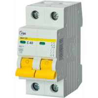 Автоматичний вимикач 2P 40А C 4,5кА IEK ВА47-29М
