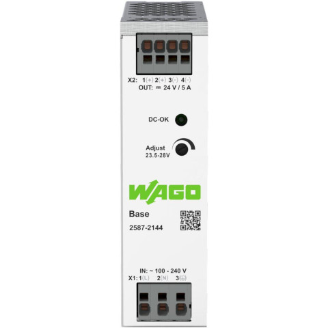 Блок питания 1-ф 5А 120Вт 24VDC Base WAGO