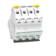 Автоматичний вимикач 4P 10А C 6кА Schneider Electric iC60N A9F79410