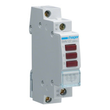 Тройной светодиодный индикатор 230В 3 красных Hager