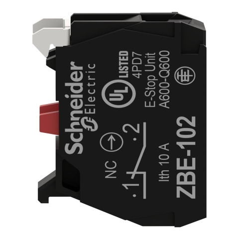 Блок-контакт, повышенная вибростойкость НЗ Schneider Electric