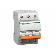 Автоматический выключатель 3P 6А C 4,5кА Schneider Electric ВА63 Домовик