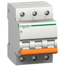 Автоматический выключатель 3P 10А C 4,5кА Schneider Electric ВА63 Домовик