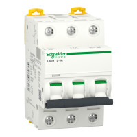 Автоматичний вимикач 3P 6А D 10кА Schneider Electric iC60H