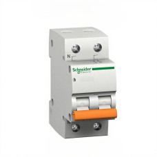 Автоматический выключатель 1P+N 63А C 4,5кА Schneider Electric ВА63 Домовик