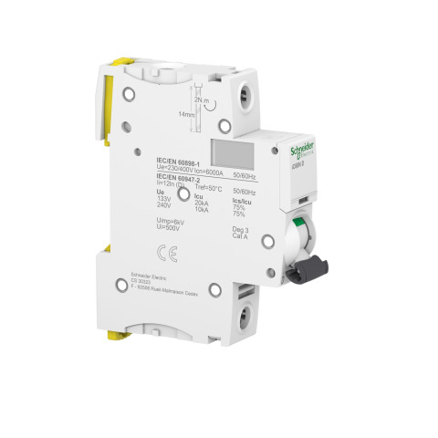Автоматический выключатель 1P 25А D 6кА Schneider Electric iC60N