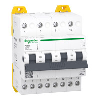 Перемикач I-0-II з загальним виходом зверху 4P 40А, 400/415В iSSW Acti9 Schneider Electric