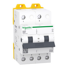 Переключатель I-0-II с общим выходом сверху 2P 63А, 400/415В iSSW Acti9 Schneider Electric