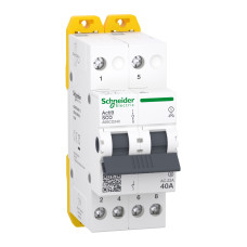 Переключатель I-0-II с общим выходом сверху 2P 40А, 400/415В iSSW Acti9 Schneider Electric