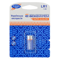 Батарейка щелочная АСКО-УКРЕМ LR1.BP1