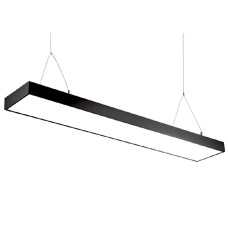 Светильник LED подвесной на тросах линейный 60 Вт 6400K чёрный Євросвітло Sign EVO