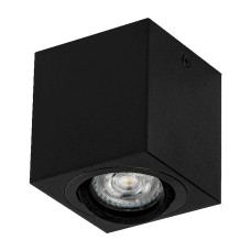Светильник IP20 GU10 чёрный алюминиевый LEDVANCE Spot Surface Square