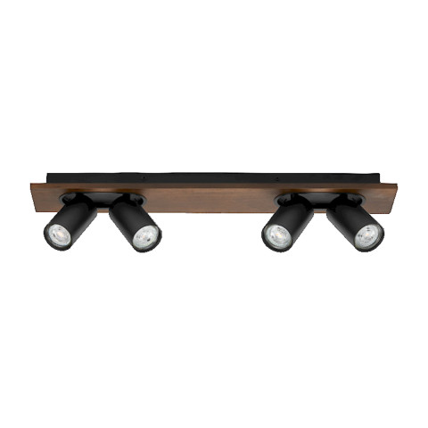 Светильник 4×3,4 Вт 2700K 230 лм IP20 GU10 в комплекте чёрный LEDVANCE DECOR SPOT MERCURY