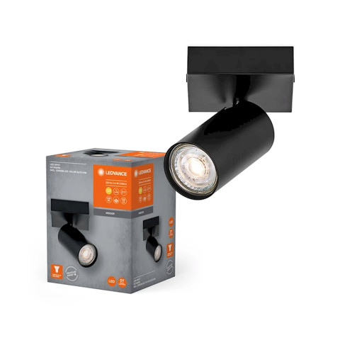 Светильник 1×3,4 Вт 2700K 230 лм IP20 GU10 в комплекте чёрный LEDVANCE Spot OCTAGON