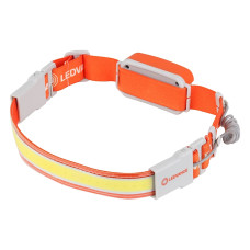 Фонарь LED налобный LEDVANCE FLASHL HEADL RECH FLEX 5реж.100% /50%/30% черв.+ аккум лента