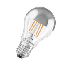 Лампа LED філаментна 7 Вт 2700K 650 лм E27 OSRAM LP CLA50 MIR S FIL серебро (10 шт/уп)