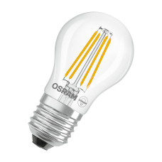 Лампа LED філаментна 4 Вт 4000K 470 лм E27 P40 OSRAM CL FIL (10 шт/уп)