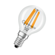 Лампа LED філаментна 4,2 Вт 2700K 470 лм E14 P40 LEDVANCE CL DIM (10 шт/уп)