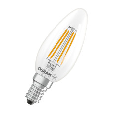 Лампа LED філаментна 3,4 Вт 4000K 470 лм E14 B40 OSRAM CL FIL (6 шт/уп)