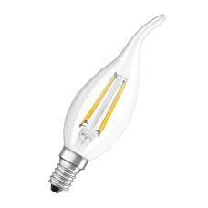 Лампа LED філаментна 3,4 Вт 2700K 470 лм E14 OSRAM CL BA 40 DIM FIL (6 шт/уп)