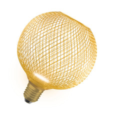 Лампа LED пласка 3,5 Вт 2700K 300 лм E27 G125 OSRAM FLAT GOLD FR (4 шт/уп)