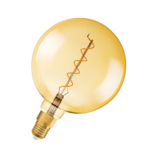 Лампа LED шар 5 Вт 2000K 300 лм E27 золотая OSRAM 1906 GLOB DIM FIL (4 шт/уп)