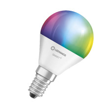 Лампа LED шар 4,9 Вт 2700-6500K 470 лм E14 LEDVANCE RGBW SMARTWIFIP40 FR (4 шт/уп)