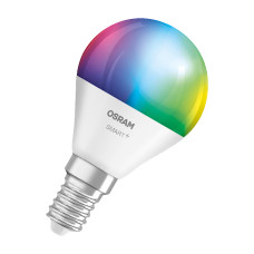 Лампа LED шар 4,9 Вт 2700-6500K 470 лм E14 P40 OSRAM SMART WIFI RGB WFR (4 шт/уп)