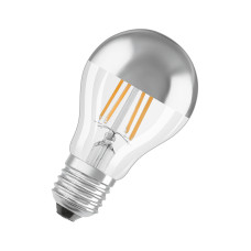 Лампа LED 7 Вт 2700K 650 лм E27 OSRAM LDSCA50DMIR S FIL серебро (10 шт/уп)