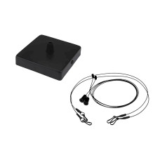 Комплект підвісний для монтажу LEDVANCE PANEL LOUVER SUSP KIT BK