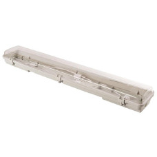 Корпус светильника LED 2×600 мм IP65 двустороннее подключение Євросвітло LED-SH-2*10 SLIM ЛПП