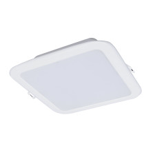 Светильник LED встраиваемый квадратный 12 Вт 4000K IP44 Philips DN065B G412/840 L150 (12 шт/уп)