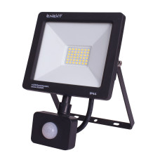 Прожектор LED 30 Вт 6000K 2400 лм IP44 с датчиком движения E.NEXT e.LED.flood.standart