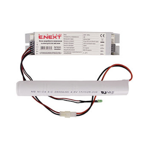 Блок аварийного питания LED 4 Вт IP20 E.NEXT 1,5Ah вих.напруга постоянного действия
