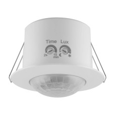 Датчик движения потолочный встраиваемый 360° 1000Вт IP20 белый OSRAM