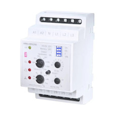 Реле контроля напряжения 3-фазное 16А с нейтралью ETI HRN-43N UNI