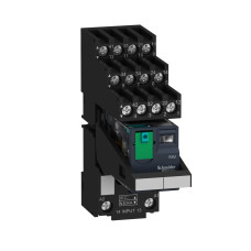 Реле миниатюрное 4CO 6А 24В DC со светодиодом Schneider Electric RXM