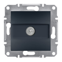 Розетка оконечная TV скрытая антрацит Schneider Electric Asfora, EPH3200171