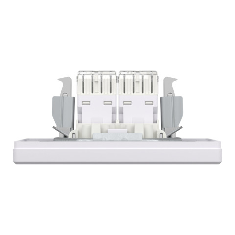 Розетка 2-местная компьютерная Cat.6 UTP скрытая белая Schneider Electric Asfora